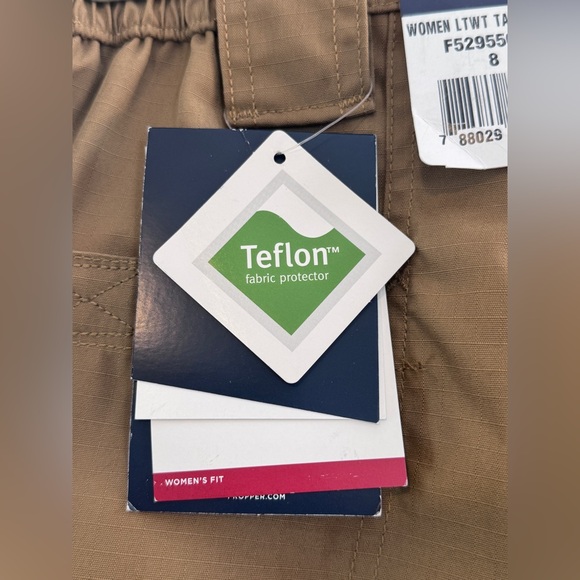 Propper NWT Women's Tan ulnhemmed Tactical Pants size 8 - Picture 9 of 15